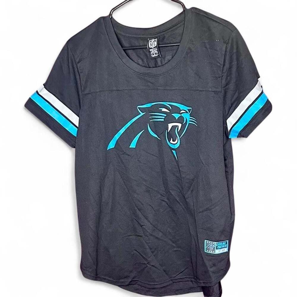 NFL Team Apparel Carolina Panthers Jersey Black #95 Size XL